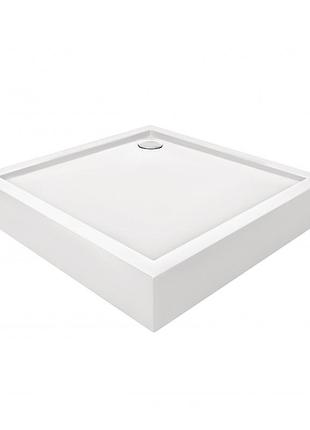 Душевой поддон qtap tern 301112 100x100x12 см + сифон