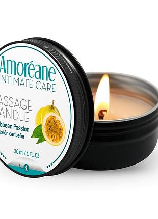 Массажная свеча amoreane caribbean passion, 30 мл.