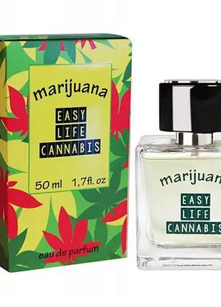 Туалетна вода з феромонами унісекс — marijuana easy life cannabis, 50 мл.