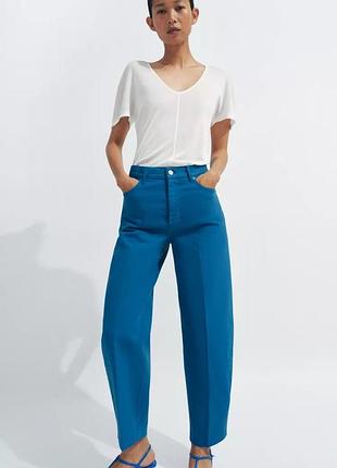 Джинсы zw collection tapered с высокой посадкой