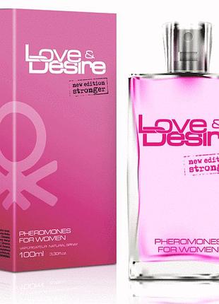 Туалетна вода із феромонами для жінок love & desire for women, 100 мл.