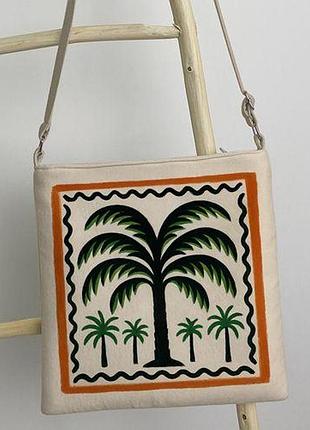 Сумка жіноча taystra пальми 30x29 см (tai_25l005)