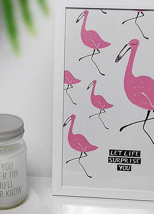 Постер в рамці let life surprise you 15x21 см, a5 (wmt5_ex012)