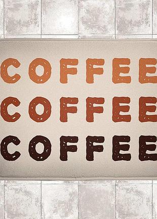 Килимок для ванної водопоглинаючий антиковзаючий coffee 58х38 см (van_24f083)