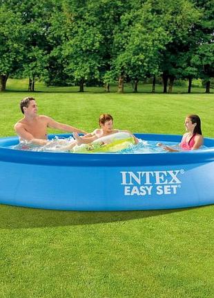 Дитячий надувний круглий басейн intex 28116 (305 x 61 см)