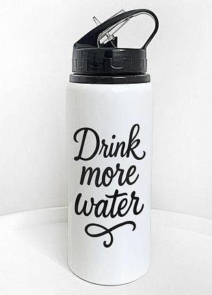 Пляшка для води з трубочкою drink more water 600 мл (plv_25a073)