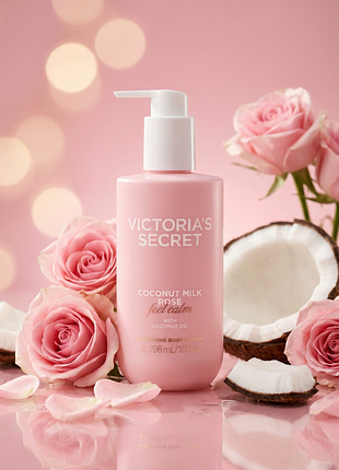 Victoria’s secret coconut milk rose лосьйон для тіла | кокос, троянда, зволожуючий