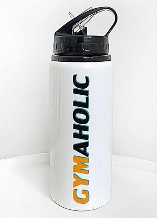 Пляшка для води з трубочкою gymaholic 600 мл (plv_25a056)