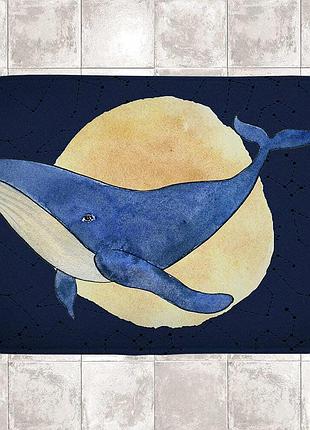 Килимок для ванної водопоглинаючий антиковзаючий кит 58х38 см (van_24f024)