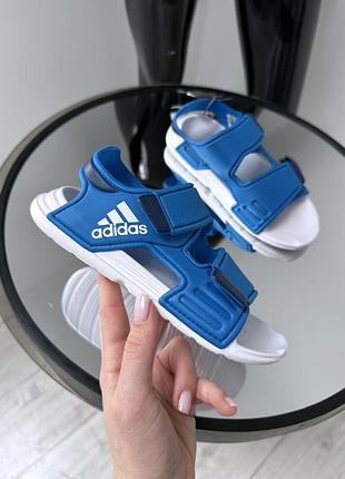 Легчайшие максимально комфортные босоножки на липучках adidas
