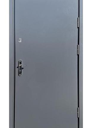 Дверь входная tehno dveri оптима плюс металл с притвором улица 960х2050 ral 7024