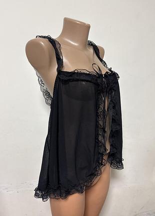 Еротичний прозорий пеньюар cottelli collection m l
