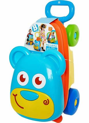 Детский дорожный чемодан-каталка bkids медвежонок (021105037630)