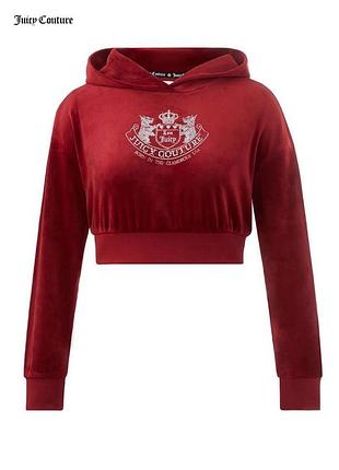 Оригінальне вкорочене худі juicy couture