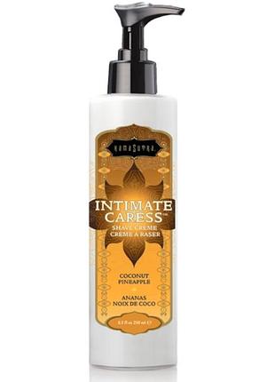 Крем для бритья intimate caress coconut pineapple від kama sutra, 250 мл.