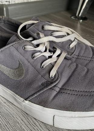 Nike sb stefan janoski canvas gray 43 розмір сірі