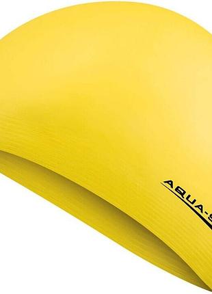 Жовта латексна спортивна шапочка aqua speed soft latex 5731