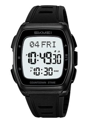 Часы наручные 2441bkwt skmei, black/ white
