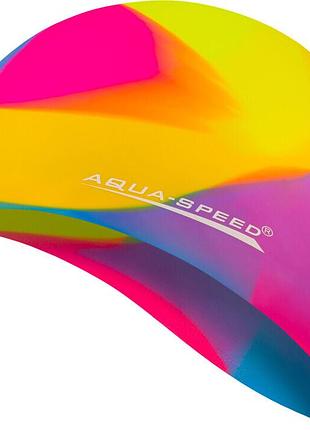 Комфортна силіконова шапочка aqua speed bunt 4047 для басейну