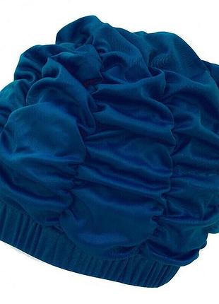 Надійна шапочка aqua speed shower cap 5747 темно-синя для басейну