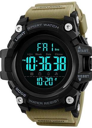 Часы наручные 1384kh skmei, khaki
