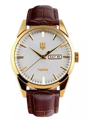 Часы наручные 9073gdwt-b skmei, gold-white (men), ukraine