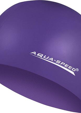 Еластична шапочка aqua speed mega 100-09 фіолетового кольору
