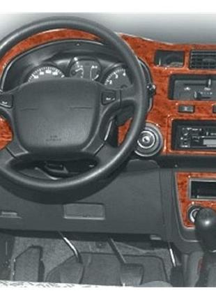 Накладки на панель приборов дерево для toyota rav 4 1996-2001 гг