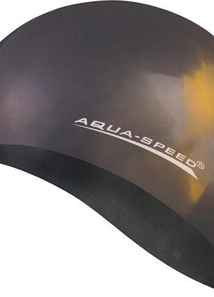 Надійна силіконова шапочка для басейну aqua speed bunt 4054