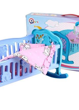 Игрушка-колыбелька для куклы технок – уютный игровой набор для малышей (4524)