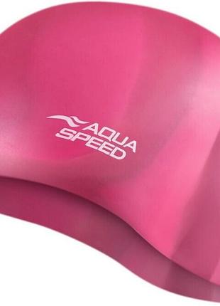 Яскрава шапочка aqua speed bunt 8854 мультиколор для плавання