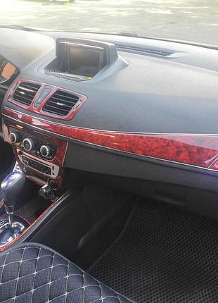 Накладки на панель приборов (meric) дерево для renault megane iii 2009-2016 гг