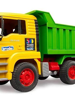 Машинка игрушечная. самосвал man tga лимитированная серия "50 лет bruder" (1066)