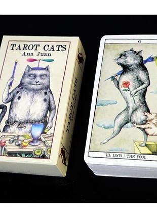 Карты таро кошек анны хуан (tarot cats by ana juan) od-30644, 78 карт, на английском bm