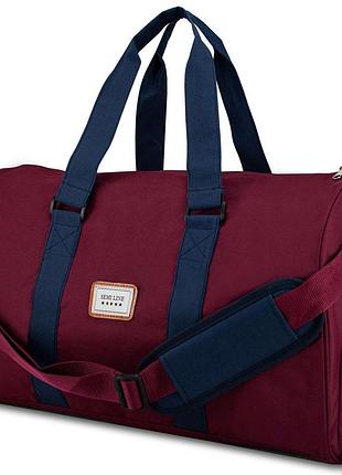 Сумка дорожная semi line 42 dark red (a3031-1)