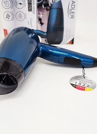 Фен adler ad 2263 1800вт концентратор складная ручка функция холодного обдува