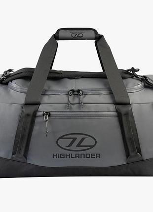 Сумка дорожная водозащитная highlander hauler duffel 65l dark grey (db133-dgy)