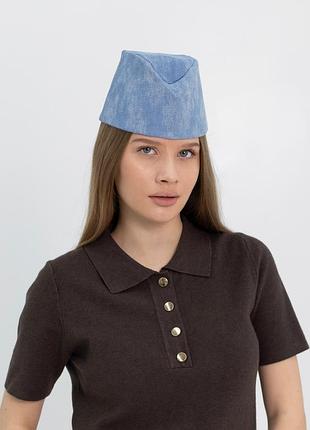 Пілотка з котона d.hats блакитна