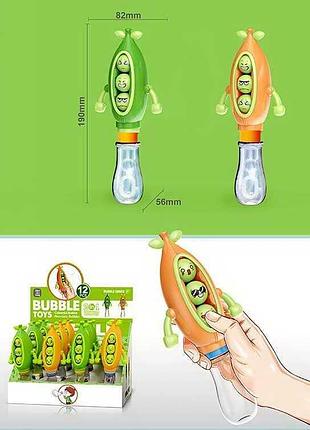 Мыльные пузырьки "весёлый горох", цена за 12 штук в блоке, высота 19 см, пальчиковая игра, подвижные
