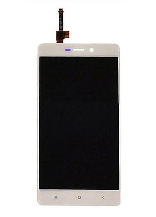 Дисплей xiaomi redmi 3, 3 pro, 3s, 3s prime, 3x з тачскрином білий