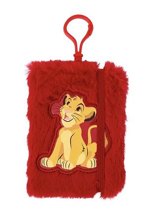 Блокнот-брелок м’який 7×10 см — компактний кишеньковий disney король лев
