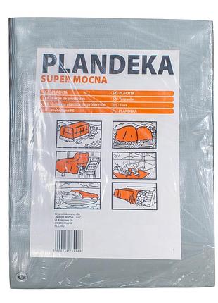 Тент 160г/м2 4мх4м полипропиленовый "plandeka" от солнца
