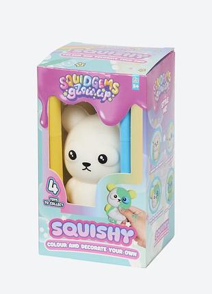 Набір для творчості squishy diy з фігуркою та маркерами, антистрес іграшка для розфарбовування