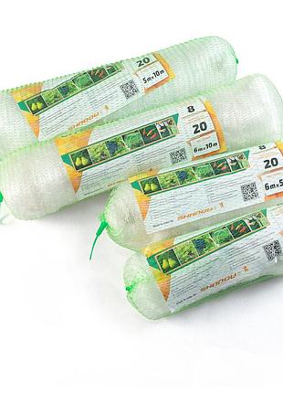 Сетка от птиц 20*20 ячейка 6м*5м белая 2