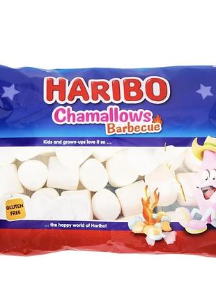 Маршмеллоу haribo chamallows barbecue ванильные для гриля и какао 300 г