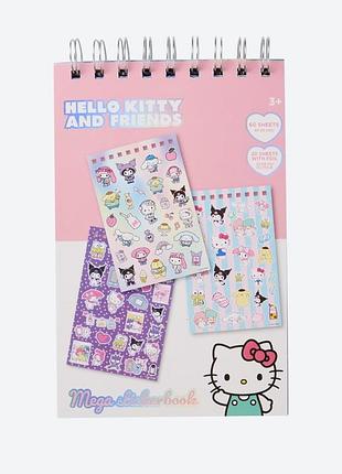 Блокнот-стикербук hello kitty and friends 60 листов 3+
