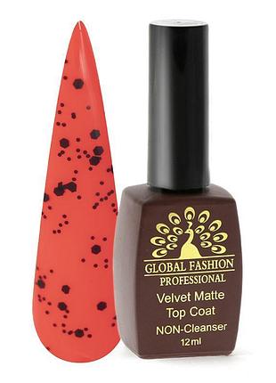 Матовый топ global fashion без липкого слоя с эффектом перепелиного яйца, 12 мл