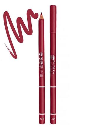 Карандаш для губ parisa cosmetics 414 бордовый