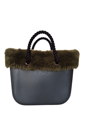 O bag. сумка со съемным мехом