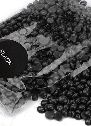 Воск для депиляции в гранулах konsung black, 50гр